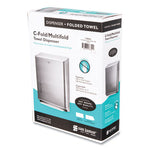 Load image into Gallery viewer, C-fold/multifold Towel Dispenser, 11.38 X 4 X 14.75, Chrome
