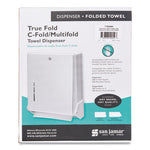 Load image into Gallery viewer, True Fold C-fold/multifold Paper Towel Dispenser, 11.63 X 5 X 14.5, White
