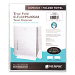 Load image into Gallery viewer, True Fold C-fold/multifold Paper Towel Dispenser, 11.63 X 5 X 14.5, Chrome
