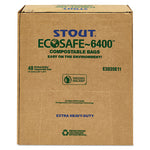 Load image into Gallery viewer, Ecosafe-6400 Bags, 30 Gal, 1.1 Mil, 30&quot; X 39&quot;, Green, 48/box
