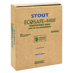 Load image into Gallery viewer, Ecosafe-6400 Bags, 32 Gal, 0.85 Mil, 33&quot; X 48&quot;, Green, 50/box
