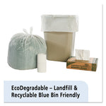 Load image into Gallery viewer, Controlled Life-cycle Plastic Trash Bags, 13 Gal, 0.7 Mil, 24&quot; X 30&quot;, White, 120/box
