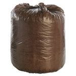 Load image into Gallery viewer, Controlled Life-cycle Plastic Trash Bags, 30 Gal, 0.8 Mil, 30&quot; X 36&quot;, Brown, 60/box

