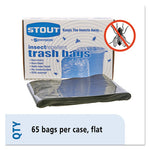 Load image into Gallery viewer, Insect-repellent Trash Bags, 45 Gal, 2 Mil, 40&quot; X 45&quot;, Black, 65/box

