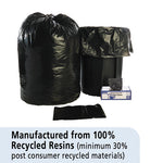 Load image into Gallery viewer, Total Recycled Content Plastic Trash Bags, 60 Gal, 1.5 Mil, 36&quot; X 58&quot;, Brown/black, 100/carton
