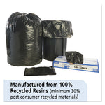 Load image into Gallery viewer, Total Recycled Content Plastic Trash Bags, 60 Gal, 1.5 Mil, 38&quot; X 60&quot;, Brown/black, 100/carton
