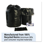 Load image into Gallery viewer, Total Recycled Content Plastic Trash Bags, 56 Gal, 1.5 Mil, 43&quot; X 49&quot;, Brown/black, 100/carton
