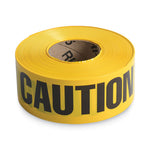 Load image into Gallery viewer, Caution Barricade Safety Tape, 3&quot; X 1,000 Ft, Black/yellow
