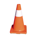 Load image into Gallery viewer, Traffic Cone, 10 X 10 X 18, Orange/silver
