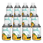 Load image into Gallery viewer, Premium Metered Air Freshener Refill, Citrus, 6.6 Oz Aerosol Spray, 12/carton
