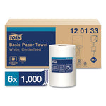 Load image into Gallery viewer, Advanced Centerfeed Hand Towel, 1-ply, 8.25 X 11.8, White, 1,000/roll, 6/carton
