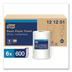 Load image into Gallery viewer, Advanced Centerfeed Hand Towel, 2-ply, 9 X 11.8, White, 600/roll, 6/carton
