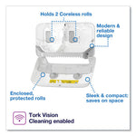 Load image into Gallery viewer, Elevation Coreless High Capacity Bath Tissue Dispenser, 14.17 X 5.08 X 8.23, White
