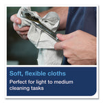 Load image into Gallery viewer, Industrial Cleaning Cloths, 1-ply, 12.6 X 15.16, Gray, 55/pack, 8 Packs/carton

