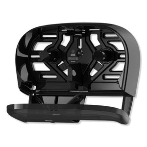 High Capacity Bath Tissue Roll Dispenser For Opticore, 16.62 X 5.25 X 9.93, Black