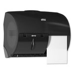 Load image into Gallery viewer, Twin Bath Tissue Roll Dispenser For Opticore, 11.06 X 7.18 X 8.81, Black
