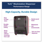 Load image into Gallery viewer, Washstation Dispenser, 12.56 X 10.57 X 18.09, Red/smoke
