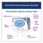 Load image into Gallery viewer, Small Bracket Wiper Dispenser, 8.42 X 4.22 X 5.74, White
