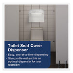 Load image into Gallery viewer, Toilet Seat Cover Dispenser, 16 X 3 X 11.5, White, 12/carton
