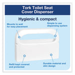 Load image into Gallery viewer, Toilet Seat Cover Dispenser, 16 X 3 X 11.5, White, 12/carton
