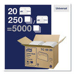 Load image into Gallery viewer, Toilet Seat Cover, Half-fold, 14.5 X 17, White, 250/pack, 20 Packs/carton
