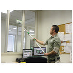 Load image into Gallery viewer, Speedclean Window Cleaning Kit, 72&quot; To 80&quot;, Extension Pole With 8&quot; Pad Holder, Silver/green
