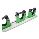 Load image into Gallery viewer, Hang Up Cleaning Tool Holder, 28w X 3.15d X 2.17h, Silver/green
