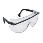 Load image into Gallery viewer, Astro Otg 3001 Wraparound Safety Glasses, Black Plastic Frame, Clear Lens
