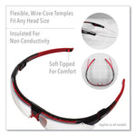 Load image into Gallery viewer, Avatar Safety Glasses, Red/black Polycarbonate Frame, Clear Polycarbonate Lens

