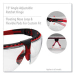 Load image into Gallery viewer, Avatar Safety Glasses, Red/black Polycarbonate Frame, Clear Polycarbonate Lens

