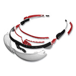 Load image into Gallery viewer, Avatar Safety Glasses, Black/red Polycarbonate Frame, Gray Polycarbonate Lens
