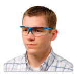 Load image into Gallery viewer, Genesis Safety Eyewear, Translucent Blue/black Frame, Clear Lens
