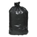 Load image into Gallery viewer, Linear Low Density Recycled Can Liners, 33 Gal, 1.65 Mil, 33&quot; X 39&quot;, Black, 10 Bags/roll, 10 Rolls/carton
