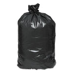 Load image into Gallery viewer, Linear Low Density Recycled Can Liners, 60 Gal, 1.25 Mil, 38&quot; X 58&quot;, Black, 10 Bags/roll, 10 Rolls/carton
