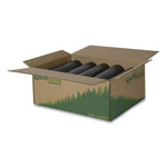 Load image into Gallery viewer, Linear Low Density Recycled Can Liners, 60 Gal, 1.25 Mil, 38&quot; X 58&quot;, Black, 10 Bags/roll, 10 Rolls/carton
