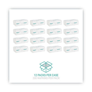 C-fold Paper Towels, 1-ply, 10.2 X 13.25, White, 200/pack, 12 Packs/carton