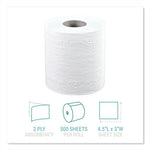 Load image into Gallery viewer, Bath Tissue, Septic Safe, Individually Wrapped Rolls, 2-ply, White, 500 Sheets/roll, 48 Rolls/carton
