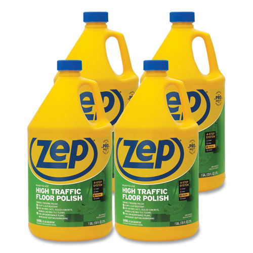 High Traffic Floor Polish, 1 Gal, 4/carton