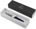 Load image into Gallery viewer, Personalized Parker Jotter Ballpoint Pen, Royal Blue Lacquer, Custom Engraved Gift Box
