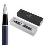 Load image into Gallery viewer, Personalized Parker IM Rollerball Pen – Blue Lacquer | Custom Engraved Gift | Luxury Parker Pen with Gift Box
