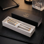 Load image into Gallery viewer, Personalized Parker Pen, Wedding Gift for Bride and Groom, Engraved Couple Gift, Custom Wedding Keepsake
