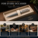 Load image into Gallery viewer, Personalized Parker Jotter XL Ballpoint Pen Matte Gray , Engraved Custom Luxury Pen Set Gift Box for Doctor,  Wedding, Groomsmen, Graduation
