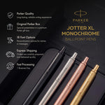 Load image into Gallery viewer, Personalized Parker Jotter XL Pen, Engraved Monochrome Ballpoint, Executive Gift
