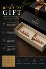 Load image into Gallery viewer, Personalized Rose Gold Parker Jotter XL Pen, Engraved Ballpoint Gift for Him &amp; Her,  Doctor,  Wedding, Groomsmen, Anniversary
