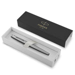 Load image into Gallery viewer, Personalized Parker Jotter Stainless Steel Fountain Pen, Engraved Luxury Gift, Custom Writer's Instrument
