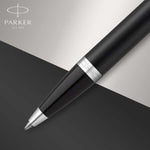 Load image into Gallery viewer, Personalized Parker IM Ballpoint Pen, Matte Black Engraved Gift for Him Her Wedding

