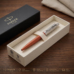 Load image into Gallery viewer, Custom Engraved Parker Jotter Pen, Personalized Wedding Gift, Stainless Steel Guest Book Pen
