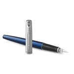 Load image into Gallery viewer, Personalized Parker Jotter Royal Blue Fountain Pen – Engraved Parker Pen, Custom Gift for Graduation, Teacher, Executive &amp; Professional

