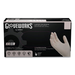 Latex Disposable Gloves, Powder-free, 4 Mil, Medium, Ivory, 100 Gloves/box, 10 Boxes/carton