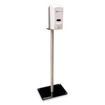 Load image into Gallery viewer, Hand Sanitizer Stand With Hands Free Dispenser, 1,000 Ml, 12 X 16 X 51, Silver/white/black
